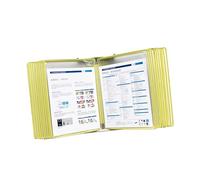 Organizador De Referencia Mural, Sistema De Montaje En Pared De Metal De 10 Páginas Con Bolsillos A4 Para Mostrar Imágenes De La Empresa(D)