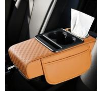 Organizador de reposabrazos de coche diseñado para trabajar con áreas de consola central estándar para una mejor organización (estilo rojo B)