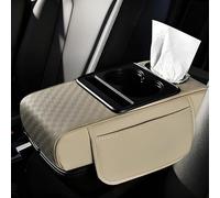 Organizador de reposabrazos de coche diseñado para trabajar con áreas de consola central estándar para una mejor organización (estilo negro E)