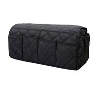 Organizador de Reposabrazos para algodón 14 Bolsillos Antideslizante(black)