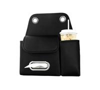 Organizador de Respaldo de Asiento Portavasos y Pañuelera de Cuero PU | Organizador para Asiento de Auto para Automóvil SUV Camioneta Furgoneta Viaje Carretera Pasajeros