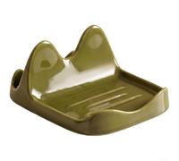 Organizador de Sartenes y Tapas de Cerámica para Cocina, para soporte Ajustable Vertical u Horizontal, para estante Multifuncional para Almacenar Ollas, 17,8x14,6x7,7 cm(Green)
