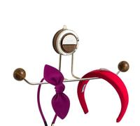 Organizador de Scrunchie de pared, organizador de soporte para diadema, Organizador de Scrunchie Organizador de diadema, Soporte para Scrunchie con ventosa, soporte para exhibición de diadema, decorac