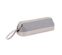 Organizador de secador de pelo, versátil estuche de viaje para herramientas de cuidado del cabello, cierre de cremallera, bolsa de almacenamiento para mujer