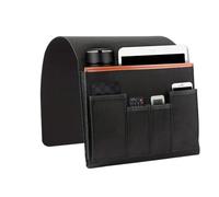 Organizador de sillón - Bolsa de almacenamiento de fieltro para reposabrazos de sofá, soporte lateral adhesivo para control remoto, organizador de reposabrazos de sofá, sala de estar, dormitorio