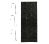 Organizador de sombreros genéricos, Over the Door Organizer, Hat Rack, Women Men Hats Over the Door Hat Organizer con 24 bolsillos profundos, perfecto para organizar Hats, Caps, and Accessories in