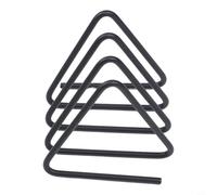 Organizador de tabla de cortar triangular optimizado para espacio construido para uso a largo plazo en cocinas residenciales y móviles