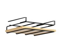 Organizador de tablas de cortar, soporte para tablas de cortar para debajo del armario, estante de almacenamiento para bandejas de horno, durabilidad y estabilidad bajo el estante para tablas de