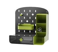 Organizador de tablero de clavijas de escritorio, soporte de exhibición de escritorio sin taladro, tablero de clavijas organizador para sala de estudio y oficina, accesorios de escritorio de