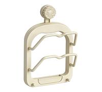 Organizador de tapa de olla, diseño de dos niveles, ventosas fuertes, método de configuración sin herramientas, construcción de ABS impermeable, montaje en pared que ahorra espacio para de