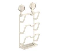 Organizador de tapa de olla, rejilla de tapa de maceta de 3 niveles, soporte de almacenamiento de cocina que guardaba espacio para la despensa Puerta de gabinete de cocina y soluciones de organización