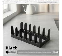 Organizador de tapas de ollas de cocina, escurridor de platos, estantería de escritorio creativa, divisor de platos y platos, soporte para tapas de ollas - N.º de artículo: Xbc01688/A14-PcsSCKK