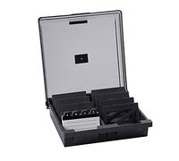 Organizador de tarjetas de identificación de escritorio con separadores y pestañas de índice de clasificación del alfabeto A-Z (tarjetas de nombre no incluidas)