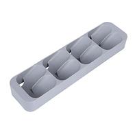 Organizador de tarros de 8 rejillas para cajón, se adapta a botellas redondas/cuadradas de 4,5 cm, caja de almacenamiento debajo del gabinete y encimera, inserto de cajón de