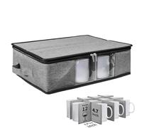 Organizador de tazas apilables - Soporte para tazas de café que ahorra espacio, estante para armario de cocina, diseño de niveles verticales, bebidas para el hogar, tema de almacenamiento, acero