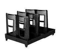 Organizador de tazas - Java- Con Seis Compartimentos, Clasificador Para Escritorio, Ahorro de espacio, Almacenamiento Suave, Cocina a bordo con secciones | Gestión de Armarios de Superficie Bistro