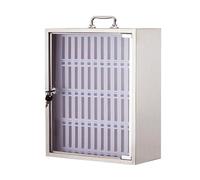 Organizador de teléfono portátil para escuela y prisión, montado en la pared con etiquetas de nombre (48 ranuras), perfecto para un fácil acceso y organización