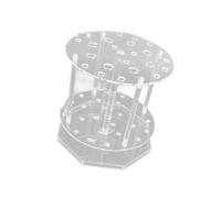 Organizador de tubos multifuncional transparente, soporte para pipetas para laboratorios y entornos educativos, soporte de tubo centrífugo