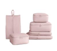 Organizador de Viajes | de Almacenamiento para Vacaciones | Chasis Reforzado con lógica de Malla Transpirable y Nodos de partición volumétrica para Pantalones, Calcetines, Estudios y centros