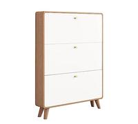 Organizador de zapatero estrecho para almacenamiento delgado de entrada, gabinete de zapatero oculto independiente de espacio pequeño con estante ajustable, para armario estrecho, entrada, sala de est