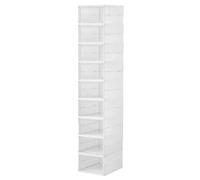 Organizador de zapatillas, plegable para zapatillas, Clear Storage Organizer, Compact and Space-Saving Design, Lightweight Display-Friendly Panel, for Bedroom Hallway Dorm Boot Sneaker