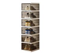 Organizador de zapatillas, plegable para zapatillas, Clear Storage Organizer, Compact and Space-Saving Design, Lightweight Display-Friendly Panel, for Bedroom Hallway Dorm Boot Sneaker