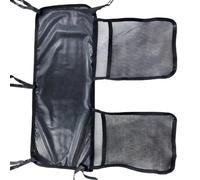 Organizador de zapatos de fitness para interiores, bolsa de malla para cama elástica, correas elásticas, compartimentos dobles, organizador transpirable, fácil acceso para familiares, amigos, colegas