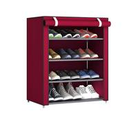 Organizador de zapatos: estante de almacenamiento de 5 niveles, soporte de ahorro de espacio | Titular de zapatos de entrada sostenible, unidad de exhibición de zapatos multiprice, estructura de piso