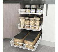 Organizador de Zapatos extraíble con cajones de Cierre Suave, estantes de Almacenamiento Que ahorran Espacio para armarios y cocinas (50x60cm) - ¡Maximiza tu Espacio!