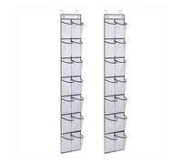 Organizador de zapatos for colocar sobre la puerta, 14 bolsillos grandes