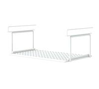 Organizador de Zapatos genérico - 32-52 cm estantería de Metal 3 Niveles para Cuarto de baño | Zapatero Plegable Ganancia Espacio para Entrada Pasillo | para Zapatos de Pared con Barra Colgante