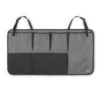 Organizador del maletero del coche para el panel trasero, negro/gris