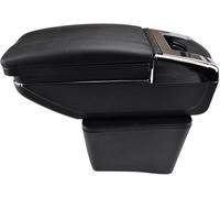 Organizador del reposabrazos central Reposabrazos central para VW para Vento (2010-2017), compartimento de almacenamiento, consola(Black Thread)