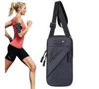 Organizador deportivo de piel sintética para correr, para deporte, para senderismo, fitness, trail, al aire libre, supervivencia, hombre y mujer