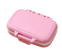 Organizador diario de pastillas, pastilleros y organizador, pastillero 3 veces al día, pastillero portátil a prueba de fugas, organizador de pastillas diario de 3 compartimentos para bolso, viaje