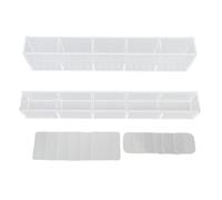 Organizador dispensador de soporte para pajita de acrílico, contenedor de almacenamiento de pajita transparente que ahorra espacio con adhesivo de doble cara para encimera de