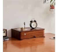 Organizador Escritorio - Caja Organizador De Escritorio, Archivador Plano De 1, 2, 3 O 4 Niveles Con Cerradura, Archivador De Madera Maciza Con Cajones, Archivadores De Escritorio Con Cajones(B,1 laye
