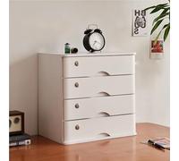 Organizador Escritorio - Caja Organizador De Escritorio, Archivador Plano De 1, 2, 3 O 4 Niveles Con Cerradura, Archivador De Madera Maciza Con Cajones, Archivadores De Escritorio Con Cajones(E,4 laye