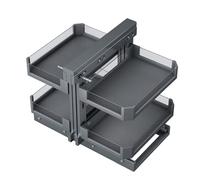 Organizador extraíble para esquinas ciegas, estante extraíble para gabinete de cocina de esquina con 4 cestas, organizador resistente para gabinete de esquina para el hogar. 800mm