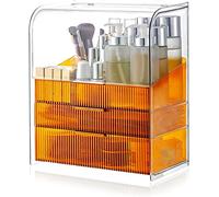 Organizador for el Cuidado de la Piel, Almacenamiento de Maquillaje, Estuche multifunción Caja de Almacenamiento de cosméticos a Prueba de Polvo Cosméticos Productos for el Cuidado