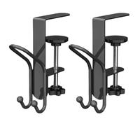 Organizador funcional ajustable de gancho para repisas de repisas, capacidad de 20 libras, instalación de liberación de herramientas, perfecto para decoraciones navideñas, juego de ganchos de hierro