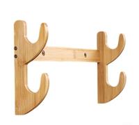 Organizador Garaje Madera Natural 5 Cañas(2 floor) | Madera natural lisa, montaje horizontal, protege cañas, ideal garaje, para fácil acceso