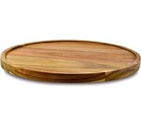 Organizador Giratorio de Cocina de Madera de Acacia de 25,4 cm para organizar la Mesa de la despensa