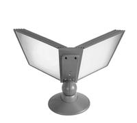 Organizador giratorio de referencia de escritorio, soporte de archivo abatible ajustable de 360°, con 10 bolsillos de exhibición, estante de exhibición de archivos multifunción, diseñado para