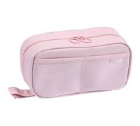 Organizador grande de papelería 21x11x7cm Multi-Pocket(rosa) | Centro expandible, altura de 3 cm a 7 cm, fácil acceso, recuperación rápida, estructura abierta plana
