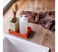 Organizador Hübsch Sortit, juego de 4, verde/naranja/color arena