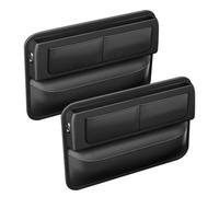 Organizador Huecos Asiento Coche para Mercedes E class W124 W210 W211 W212 W213 C207 C238 A203 A238 1985-2025, 2 Piezas Caja Almacenamiento Cuero Multifunción Universal para Teléfono Llaves Tarjetas