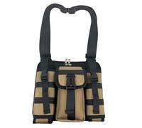 Organizador impermeable para herramientas, para trabajos eléctricos, para teléfono, cartera, paraguas, botella de viaje, gimnasio, deporte, trabajo, escuela, negocios, desplazamiento, Caqui., Fare