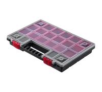 Organizador KADAX, caja de herramientas de plástico, 34 x 25 cm, 12 piezas