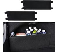 Organizador Lateral de Maletero para Volvo S60 2020-2022, Panel de Almacenamiento con Velcro y Tablero Reforzado, Protector Interior de Fieltro